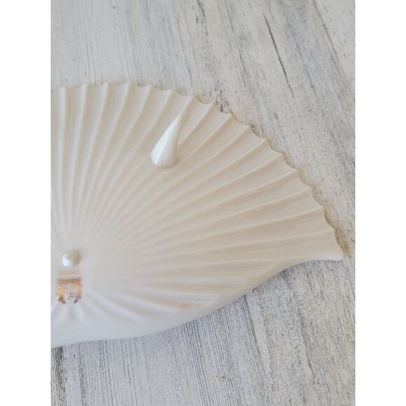 Lenox sea shell dish pink collectible home‎ decor gold trim trinket - Picture 9 of 9